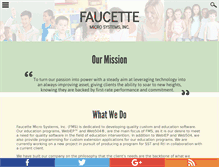 Tablet Screenshot of fmicro.com
